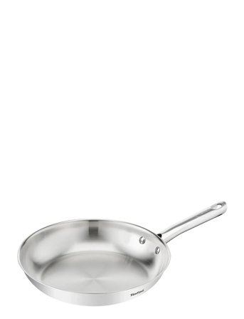 Tefal Duetto On Fry Pan 24 Cm, Uncoated - Silver - Ø 24 CM