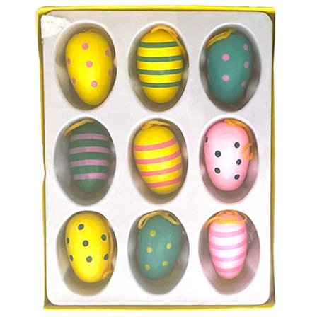 Hengende Påskeegg i Tre