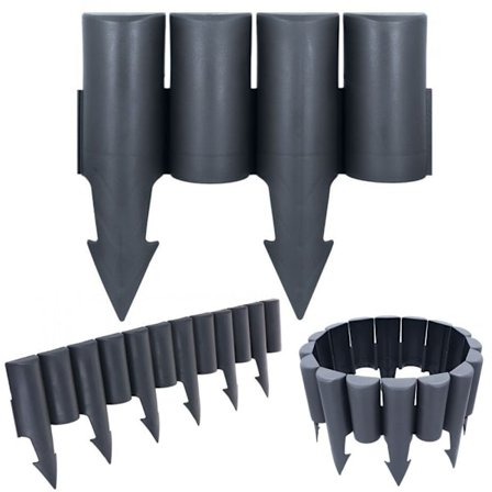 Trädgårdskant 25 cm för rabatter och blomsterbäddar