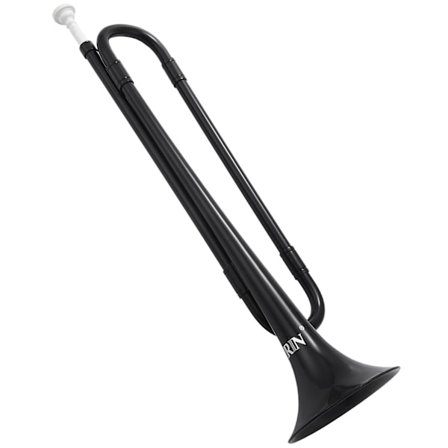 B-dur plasttrumpet miljövänlig plast med munstycke för band skolor student svart