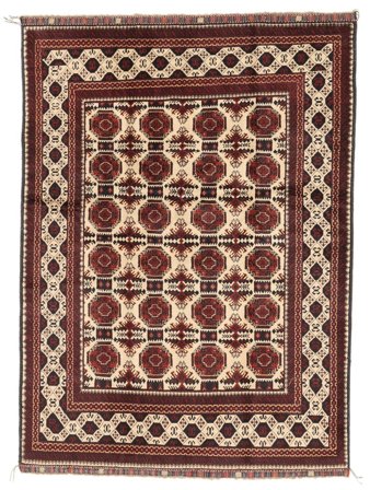 Noué À La Main Kunduz Tapis 145X195 De Laine Noir/Marron Petit