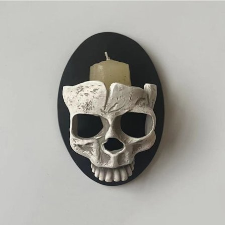 Skull Ljusstake Halloween Ljusstake 2 2