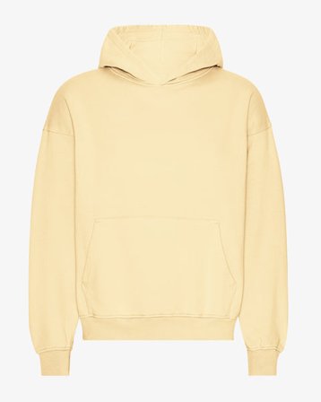 Organic Oversized Hood - Soft Yellow - Male - 2XL