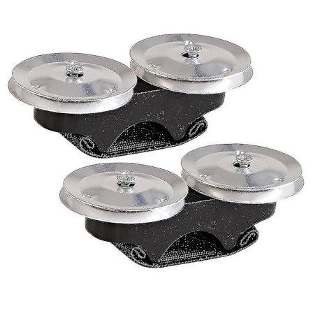 2 kpl Cajon-rumpujen kumppani Jingle Tambouriini Lyömäsoittimet Tarvike Käsi Jalka Tambouri