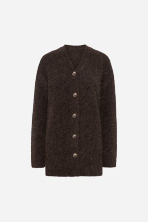 CAMILLA PIHL - Paula Knit Cardigan - Dark brown - S