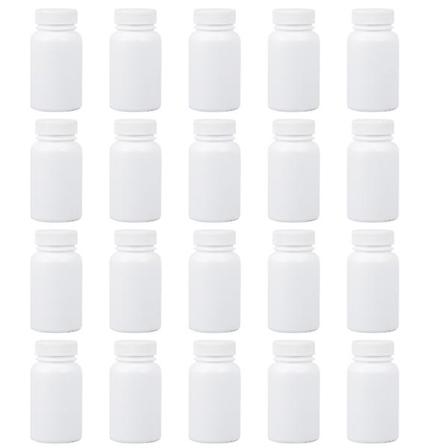 20 stk 100ml Fuktighetsbestandig Pilleboks Vanntett Lett Bærbar Pilleboks Hvit 4,7x4,7cm White 4.7x4.7cm