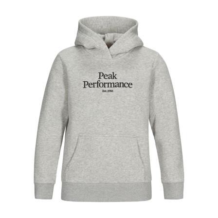 Peak Performance Junior Original Hood (Spring 2021) Children long-sleeved sweaters Grey 130