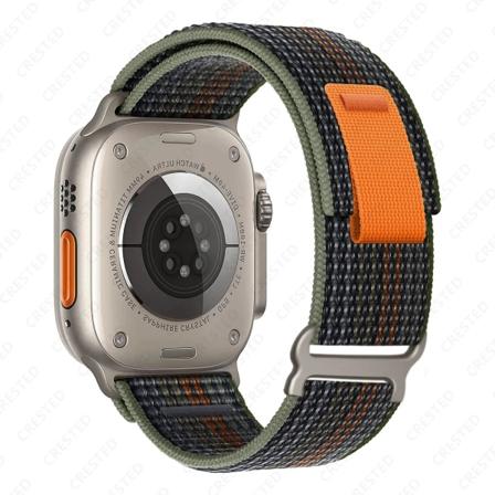 Trail loop för Apple Watch Ultra 2 band 49mm 44mm 40mm 45mm 41mm 38mm 42mm 40 45 mm armband iWatch series 8 9 7 6 5 3 se band NEW Midnight 38 40 41mm