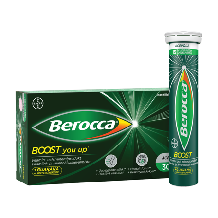 Berocca Boost brusetabletter, 2 x 15 stk.