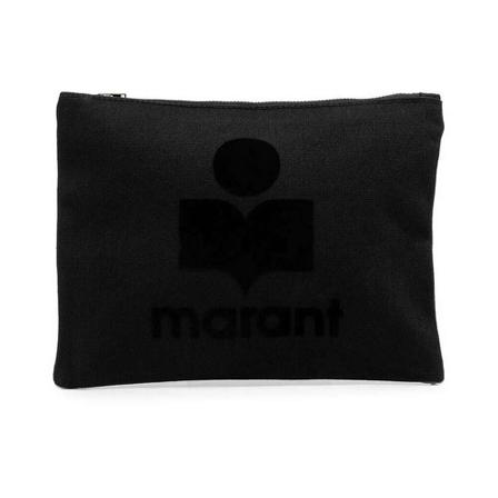 Isabel Marant, Clutch Zwart, Dames, Maat:ONE Size