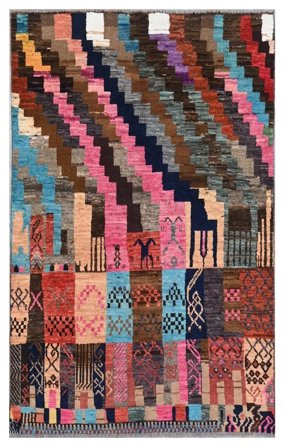 Tapis Berbère Colourful 115X189 (Laine, )