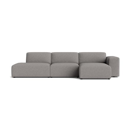 Soma chaiselong sofa, højrevendt | Open end - Loop Grå - 336x147x75 - Sofa, chaiselong