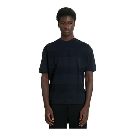 Emporio Armani, T-Shirts Blauw, Heren, Maat:S