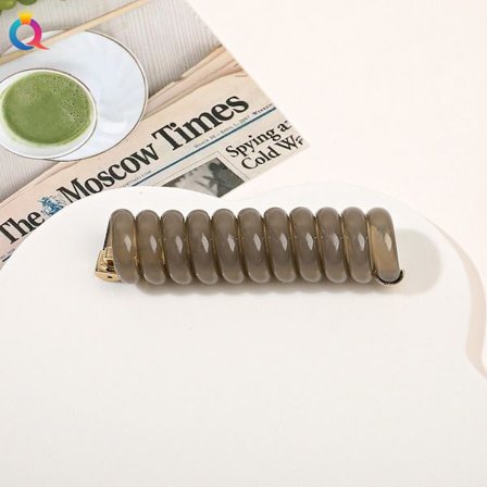 3 kpl puhelinlinjan hiusnauha elastinen kuminauha KAHVI