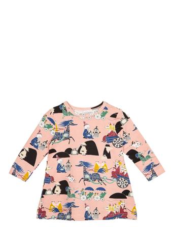 4 Filifjonkor Klänning Dresses & Skirts Dresses Casual Dresses Long-sleeved Casual Dresses Pink MUMIN