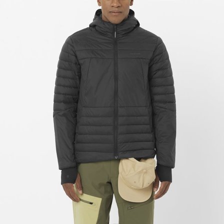 Salomon - Veste isolante à capuche pour homme Rflx - Deep Black