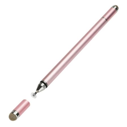 4-i-1 Styluspenn for Tablet Kontaktpenn for Kapasitiv Skjerm Tegneblyant for Bærbar PC (rosa)