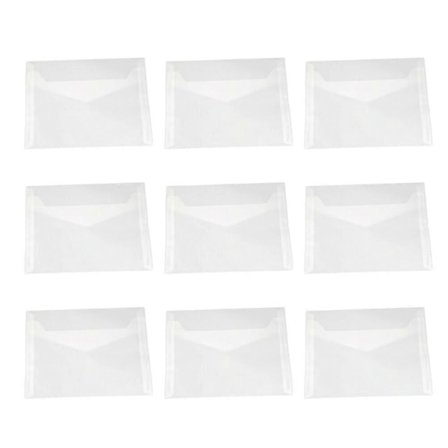 50 kpl 12,5x17,5 cm Läpikuultavia Vellum-kutsujen kirjekuoria DIY Monitoiminen lahjakuori