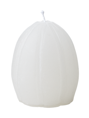 Affari Easter Egg Candles Ivory H12