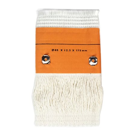 2 st fotogenuppvärmningsveke Φ65 x T2.3 x 175 mm spikfiberglasbomull fotogenuppvärmningsveke petroleumfiberglasbomullsuppvärmningsveke för spis