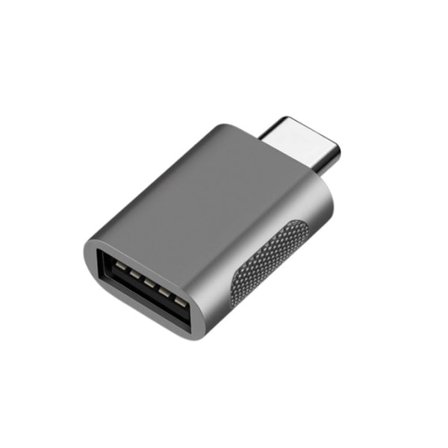 IC-adapter type-C til USB3.0 hunn, USB2.0 til USB-C mobiltelefonadapter, adapter ((sinklegering) C hann til USB3.0 hunn (romgrå)),