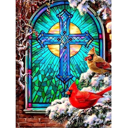 DIY Vintage Joulu Kortti Timanttimaalaus Täysi Neliö/Pyöreä Porakruunu 5D Kirjonta Ristipisto Mosaiikki Kodin Sisustus seinätaide 30x40cm (12x16 