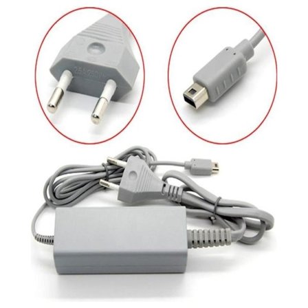 Strømforsyning AC-adapter for Nintendo WII U Gamepad