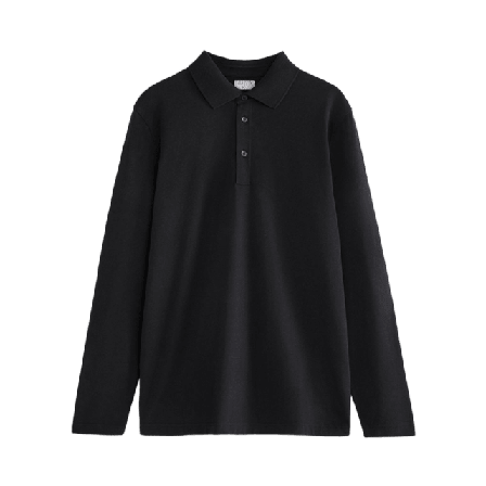 Filippa K Luke Stretch Polo Shirt T-shirts Herr Svart S