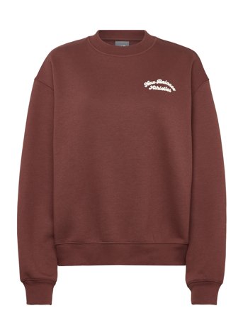 New Balance Linear Heritage Fleece Crew - Brown - M