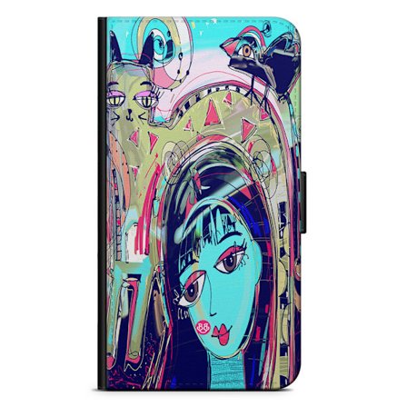 Bjornberry iPhone 14 Plus Fodral - Abstrakt Katt