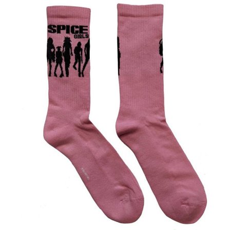 Spice Girls Unisex Adult Silhouette Socks 7 UK-11 UK Pink Pink 7 UK-11 UK zdq