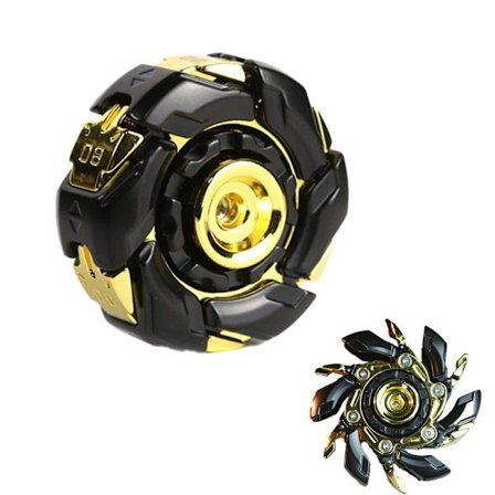 Fidget Slider - Fidget Legetøj - Metal Fidget EDC Legetøj til Voksne - Fidget Spinning Legetøj - Haptisk Fidget Legetøj til Mænd (sort)