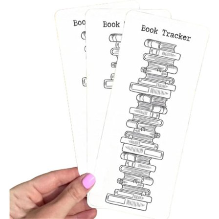 Bogmærke til læseliste, bibliotekskortbogmærke, biblioteksstuderende skole