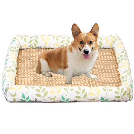 Koiranpeti häkkiin, lemmikkieläinten peti rottinkilla M(19.7x15.75x1.1) KLB