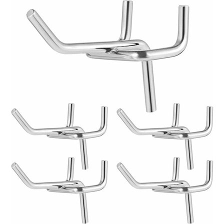 Åbningsplade Kroge Åbningsplade Kroge Garage Værksted Lager Hængende Display Værktøj Stål 100 stk. (2,5-5 cm (3,5 mm tyk))