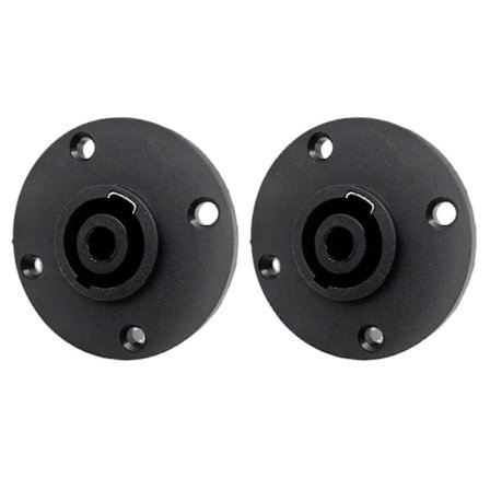 Socket Connectors Speakon Socket 4-pin Speakon Twist Lock Låssystem 1 sett med 2