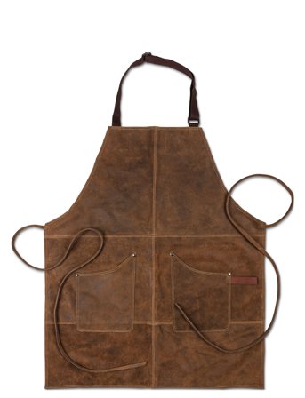 Apron Vintage Leather Brown Scandinavian Home