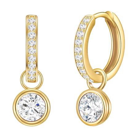 Rafaela Donata Earrings Gul, Dame Øreringe, Størrelse: ONE Size