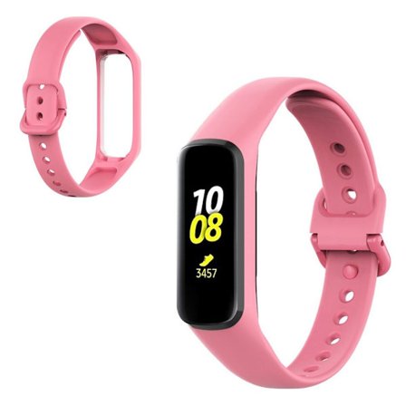 Samsung Gear Fit2 silikon frame - rosa