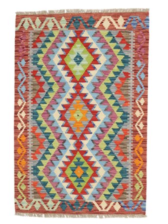 Koberec Kelim Afghán Old Style 82X123 (Vlna, Afghánistán)