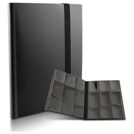 Samlekortalbum med 360 kortholdere, 9 lommer, Stor kapacitet, Kortalbum, Notesbog til fødselsdage, jul og fester