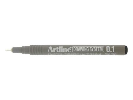 ARTLINE Fineliner EK231 0,1mm svart - Lyreco - Kontorsmaterial - Pennor - Finelinerpennor