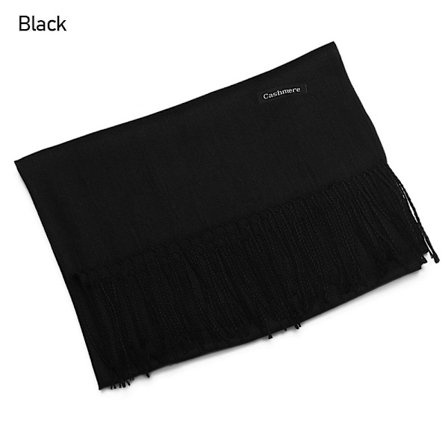 Cashmere Scarf Ullsjal SVART