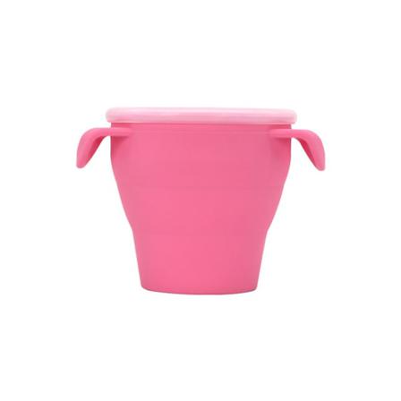 Förvaringslåda Med Silikonmat För Barn Enfärgad Baby Snack Cup