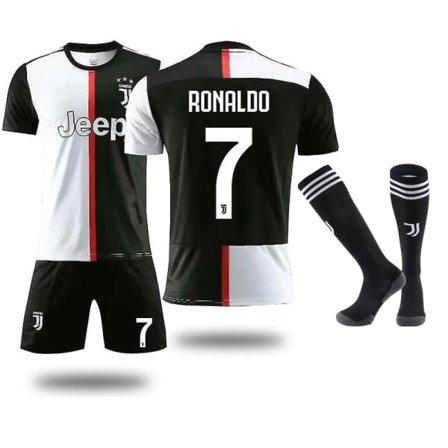 Nr. 7 Ronaldo fotballdrakt barn sett kort med strømpe G 26# 26#