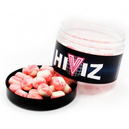 Vital Baits Hi-Viz Boilie 14mm Spicy Garlic (Pink/White) 38g