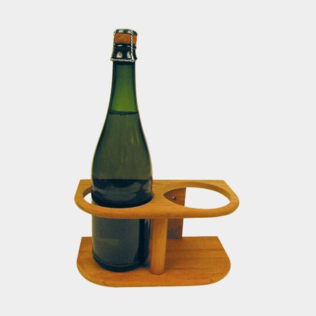 Bamboo Flaskhållare två flaskor