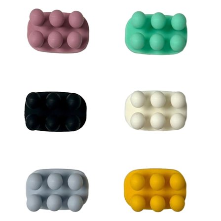 Silikone sømløse kroge uden søm Elastiske ikke-markerende vægkroge til brug i hjemmet og køkkenet