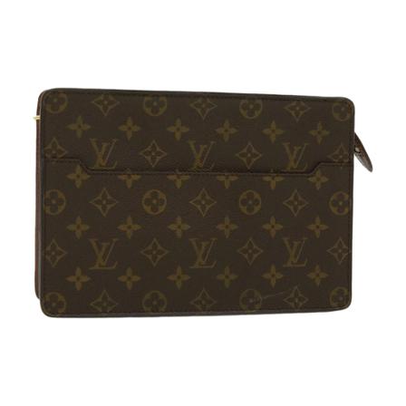 Louis Vuitton Vintage, Clutches Bruin, Dames, Maat:ONE Size,Canvas
