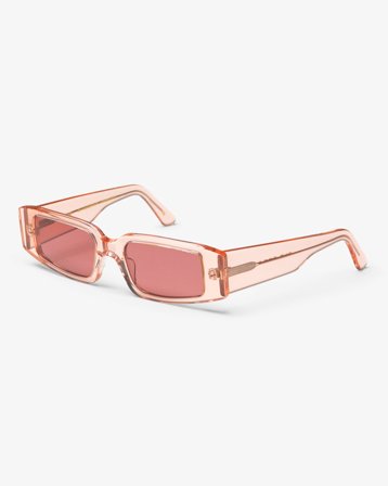 Sunglass 05 - Faded Pink - Dark Pink - One Size
